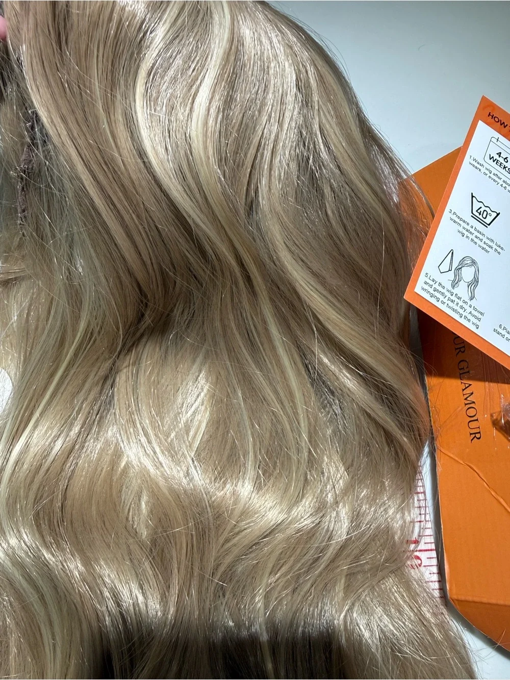 HAIR, 20” Straight Center Part with Bangs, Blondes